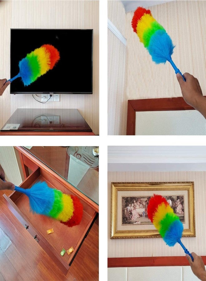 SAWSHIELD Microfiber Feather Duster for Cleaning | Lightweight Static Duster for Home, Office, Car | Multipurpose Dust Remover, 50 cm (Multicolor) - Image 4